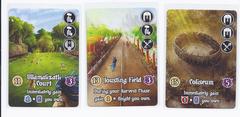 Valeria Card Kingdoms Coliseum, Jousting Field, Ullamalizatli Court domain promo cards